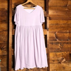 Pologram Babydoll Cottage Core Dress